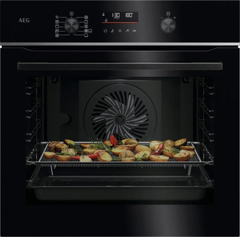 AEG TS6PB53ZAB 6000 SenseCook® / Einbaubackofen / WLAN-fähig / Pyrolytische Selbstreinigung / Schwarz