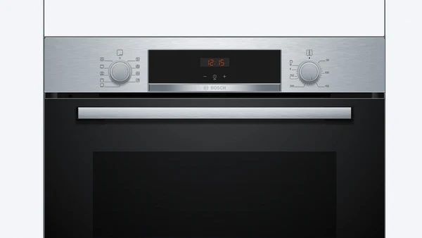 Bosch Serie 4, Einbau-Backofen, 60 x 60 cm, Edelstahl HBA514BS3