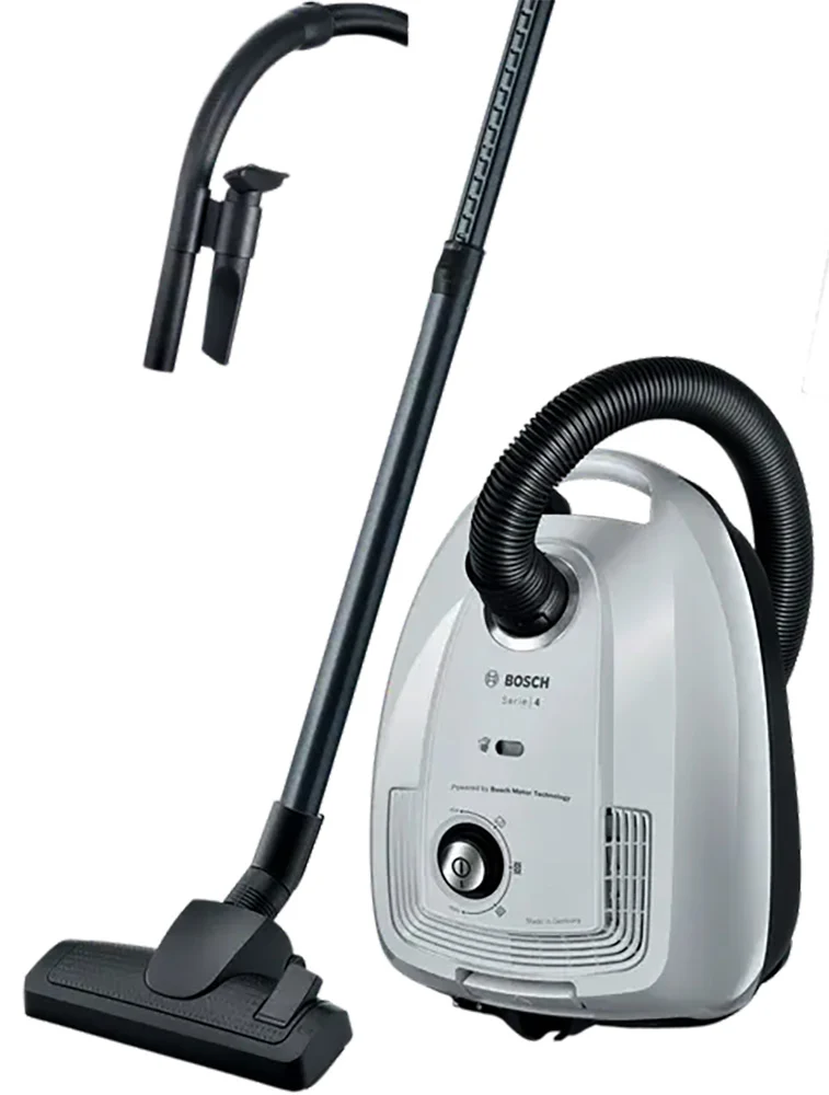 Bosch BGL38WH2 Serie4 Beutelstaubsauger mit Kabel 4L 600W weiß