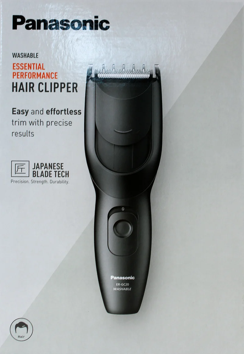 Panasonic ER-GC20-K503 Barttrimmer/Haarschneider mit Netzbetrieb