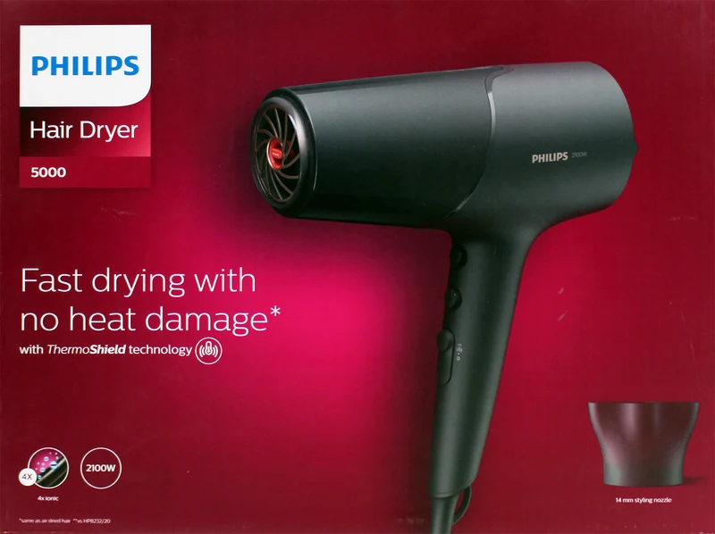 Philips BHD504/00 Haartrockner grau 2100W