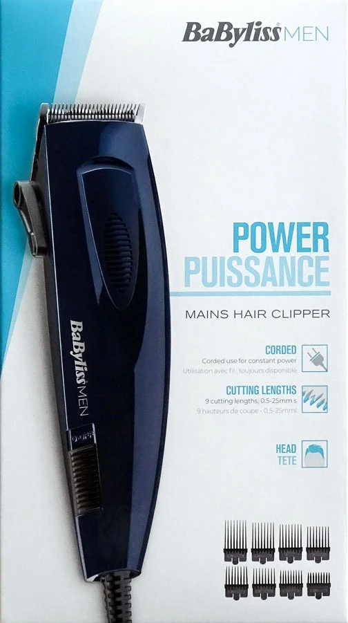 BaByliss E695E Haarschneider mit Netzbetrieb blau