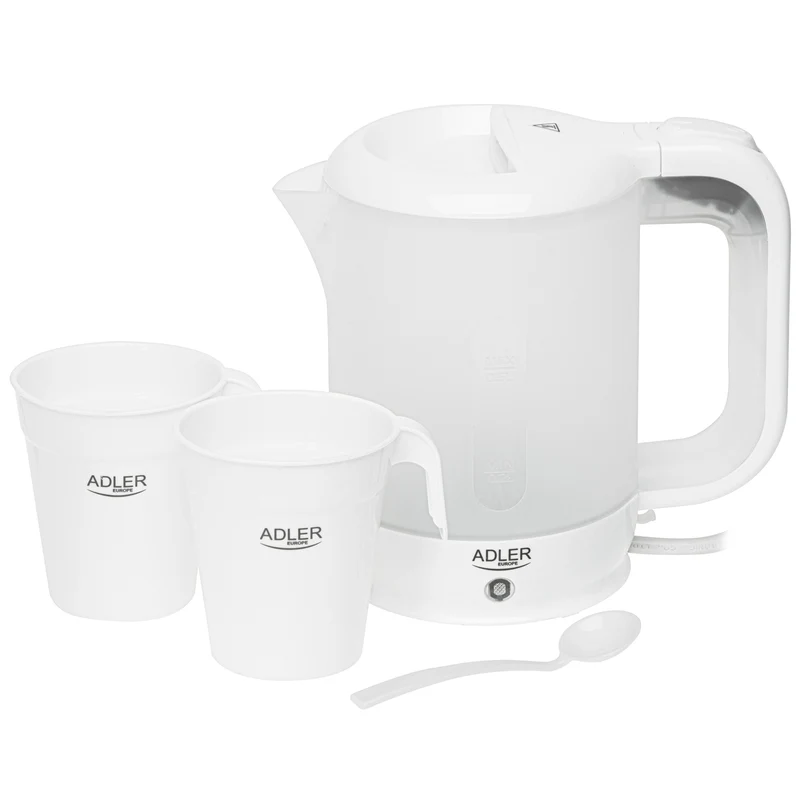 Adler AD 1381 Reise-Wasserkocher 0,5L weiß 750-900 W