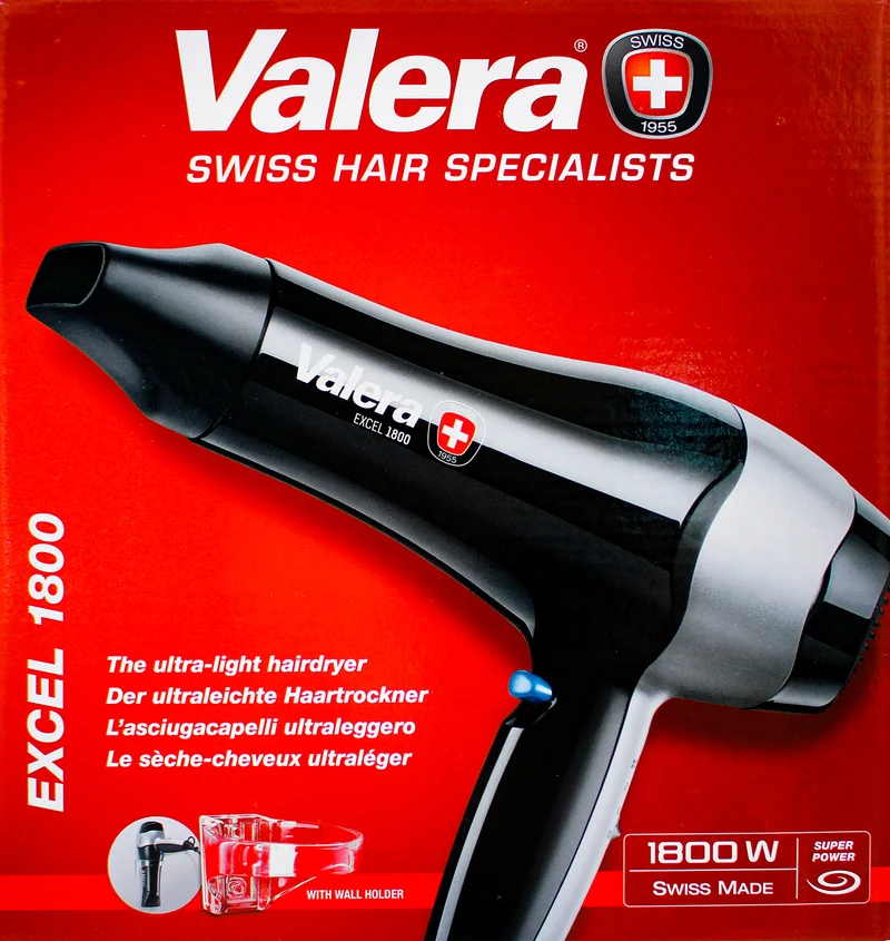 Valera 561.19 Haartrockner Exel 1800 mit Wandhalterung