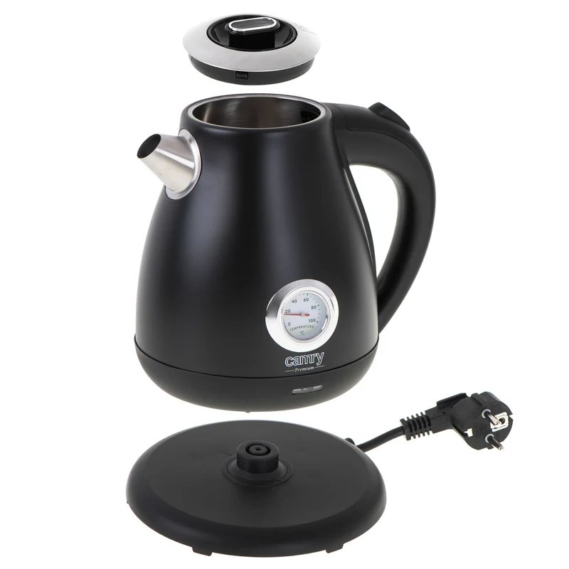 Camry CR 1344b Wasserkocher 1,7 Liter schwarz