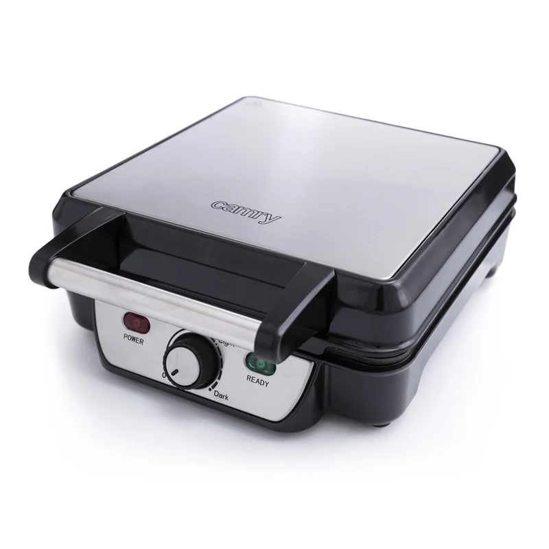 Camry CR 3025 Waffeleisen Waffelautomat XXL für 4 Waffeln 1150 Watt