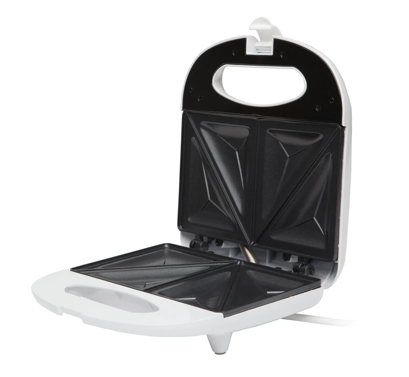 Adler AD 301 Sandwichmaker weiß 750 Watt mit Backampel