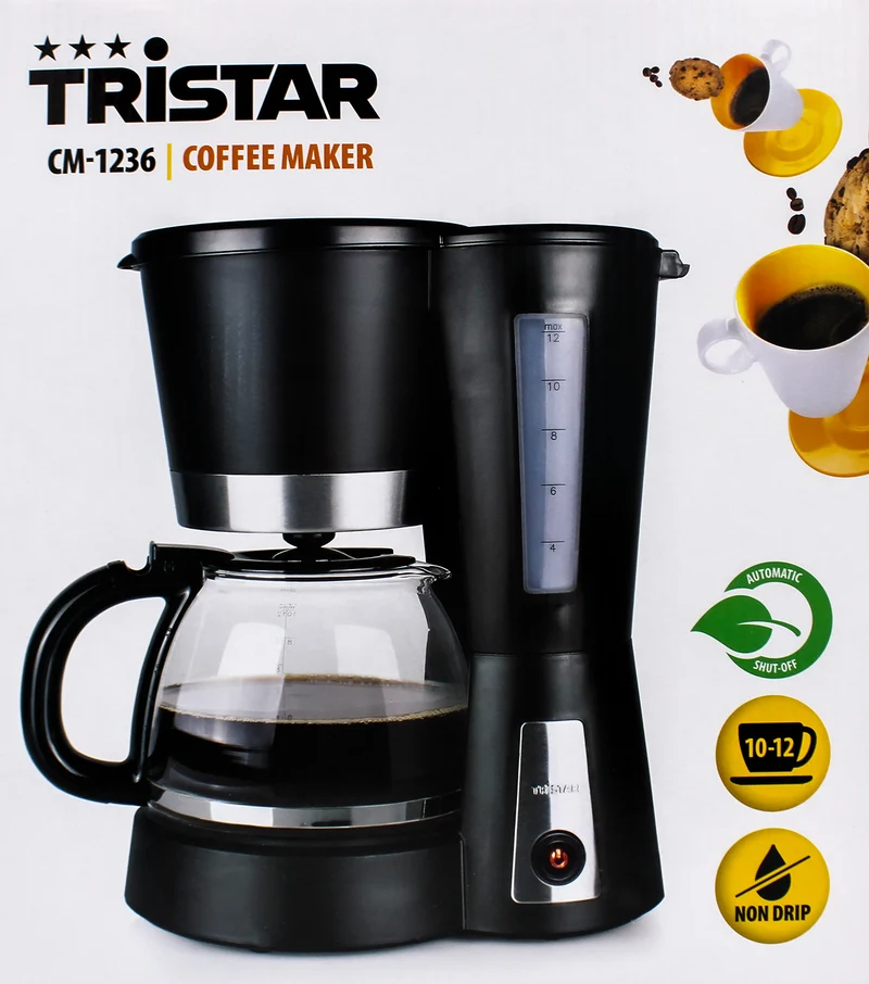 Tristar CM-1236 Kaffeemaschine schwarz