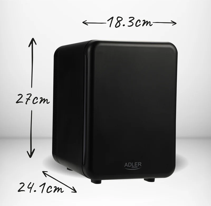 Adler AD 8084 Minikühlschrank schwarz - 4L