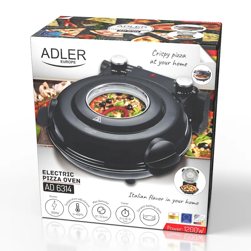 Adler AD 6314 Elektrischer Pizzaofen