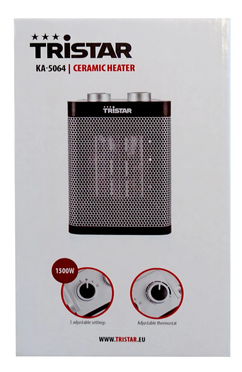 Tristar KA-5064 Keramische Heizung, Elektroheizlüfter 1500W