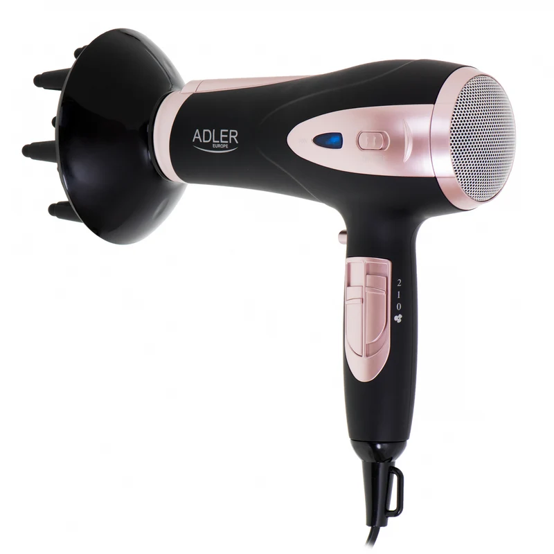 Adler AD 2248b Haartrockner mit Diffusor 2400W schwarz