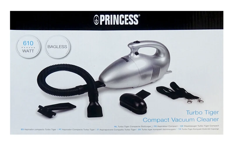 Princess 332757 Turbo Tiger Compact Hand-Staubsauger
