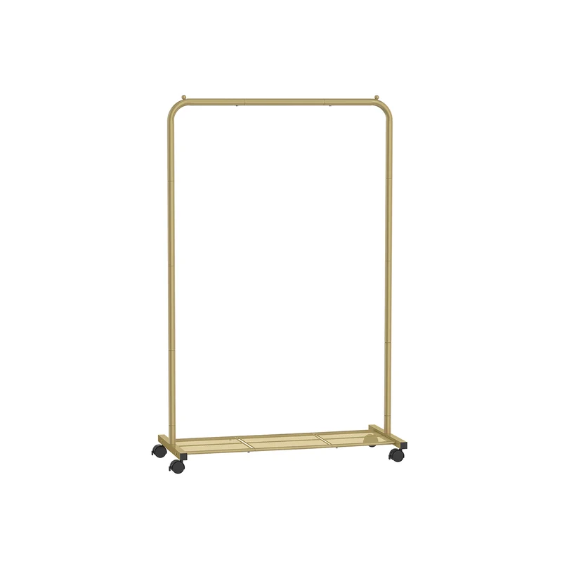 Kleiderständer 91 cm breit auf Rollen