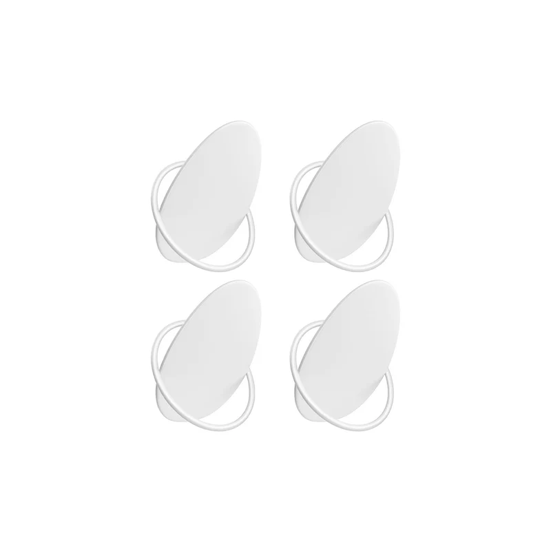 Garderobenhaken 4er Set Ei-Form Design