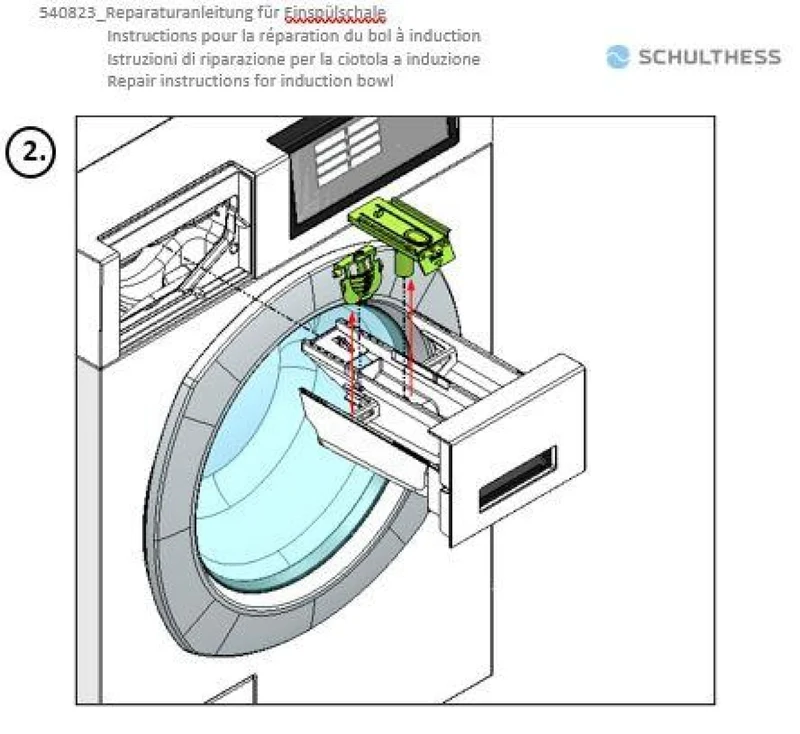 Waschmittelschublade