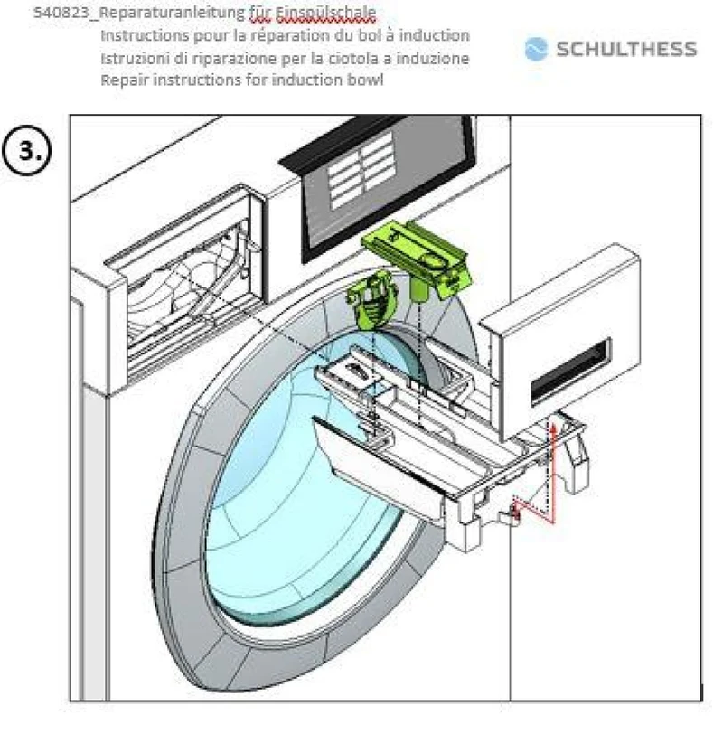 Waschmittelschublade