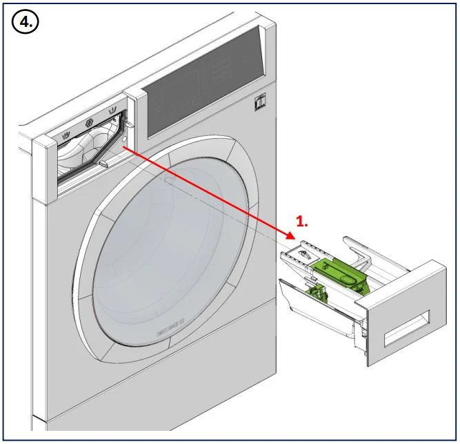 Waschmittelschublade
