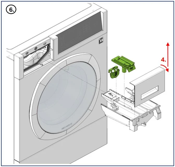 Waschmittelschublade