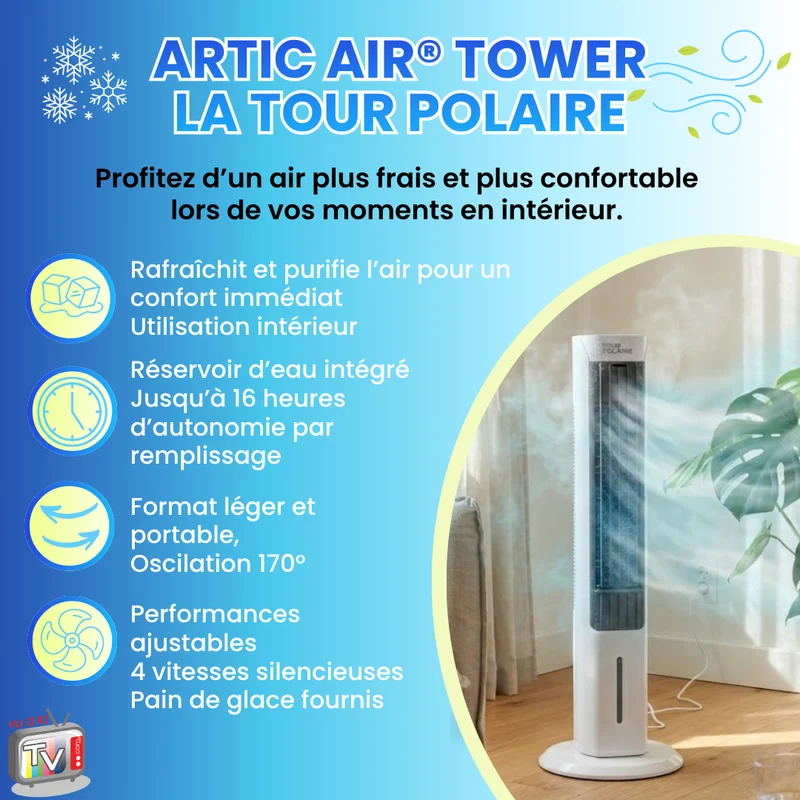 Ventilateur Tour Polaire Arctic Air Tower
