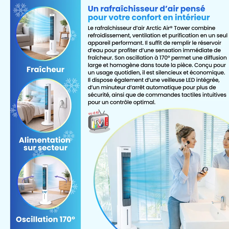 Ventilateur Tour Polaire Arctic Air Tower