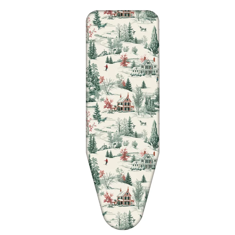 Colombo Winter Alps - Bügelbrettbezug XL, 140×55 cm – Zweischicht-Bügeltischbezug aus Bio-Baumwolle & dickem Molton, mit Clip, Made in Italy