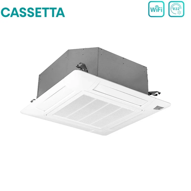 Condizionatore Dual Split a Cassetta Hisense 12+12 con 3AMW62U4RJC R-32 Wi-Fi Optional con Telecomando