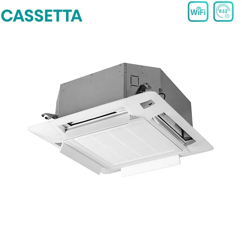 Condizionatore Dual Split a Cassetta Hisense 12+12 con 3AMW62U4RJC R-32 Wi-Fi Optional con Telecomando