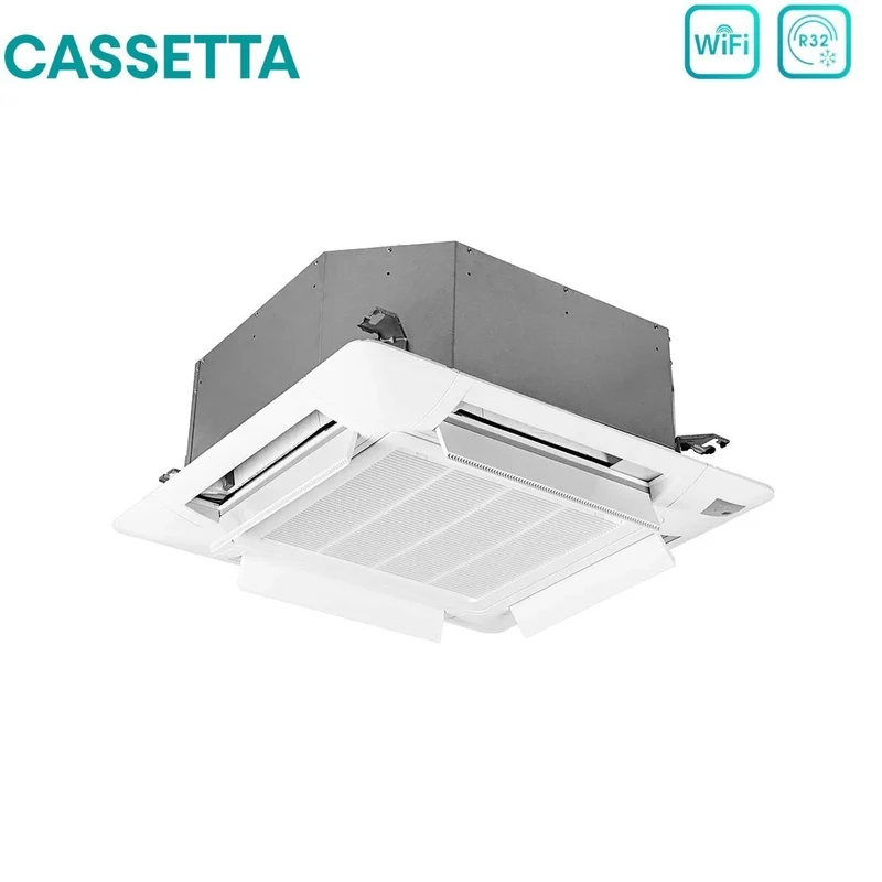 Condizionatore Dual Split a Cassetta Hisense 12+12 con 3AMW62U4RJC R-32 Wi-Fi Optional con Telecomando