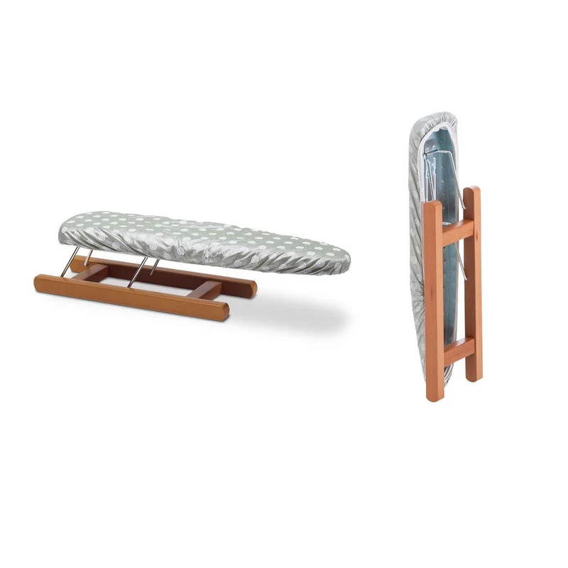 Bügeltisch STIROMANICHE, Bügelbrett, Arbeitsplatte 51 x 12 cm - Farbe kirsche