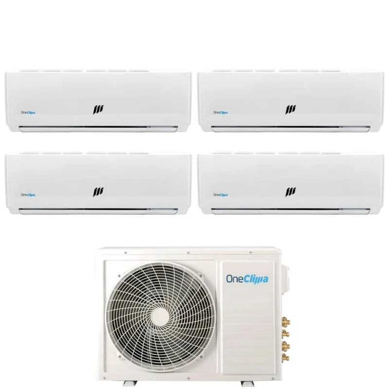 Climatiseur quadri-split OneClima Pro 12+12+12+18 avec MLT42x5/Y24 R-32 Wi-Fi en option