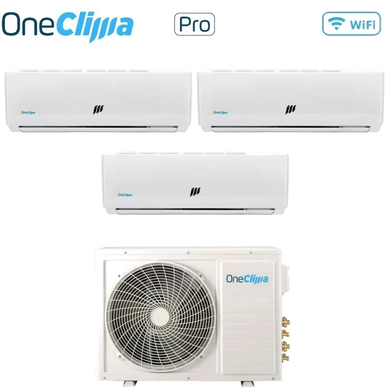 Climatiseur quadri-split OneClima Pro 12+12+12+18 avec MLT42x5/Y24 R-32 Wi-Fi en option