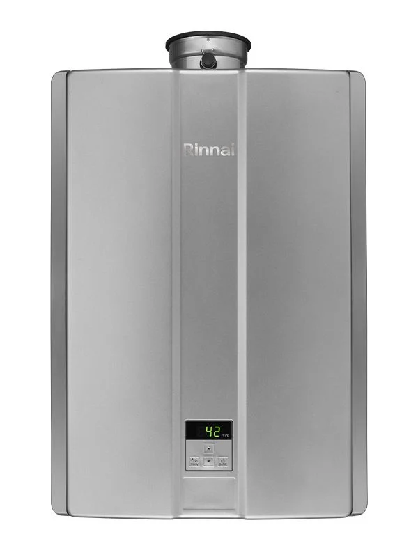 Chauffe-eau à condensation intérieur Rinnai Infinity Sensei N32I avec kit d'évacuation des gaz de combustion REU-N3237FFC-E-LPG - NEUF