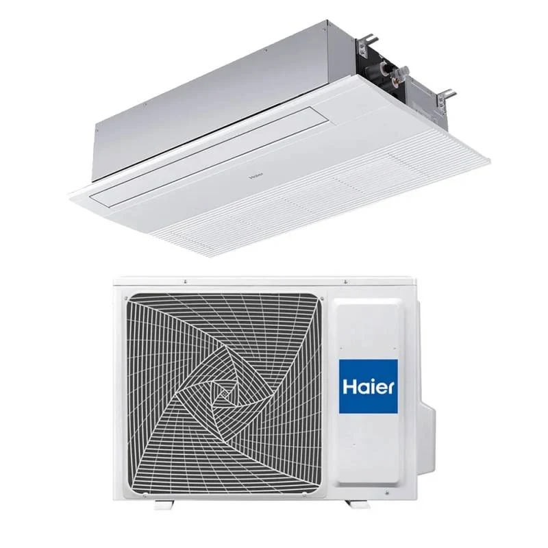 Climatiseur cassette à 1 voie Haier 18000 Btu AB50S2SA1FA(H) R-32 Wi-Fi intégré avec grille