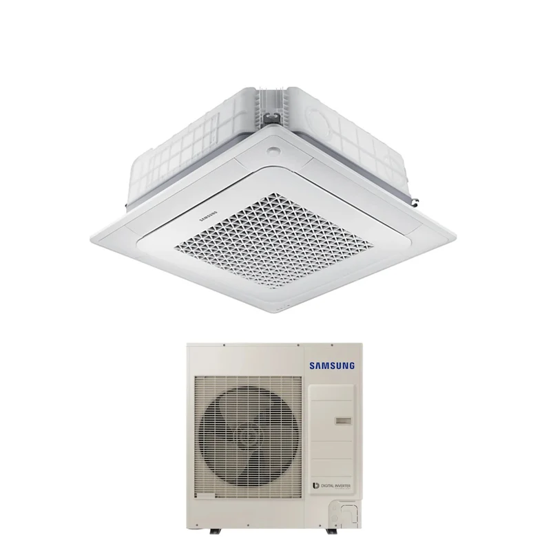 Condizionatore a Cassetta 4 Vie Samsung Windfree 36000 Btu AC100RN4DKG Monofase R-32 Wi-Fi Optional con Pannello