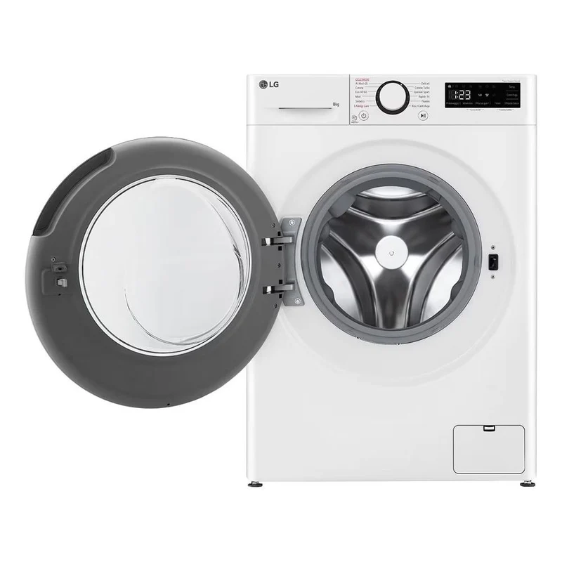 OFFRES SPÉCIALES 2528 Machine à laver à chargement frontal LG AI DD Série R3 F2R3S08NSWB 8 kg 1200 tr/min (H 85 x L 60 x P 47,5 cm) Programme vapeur Moteur Inverter