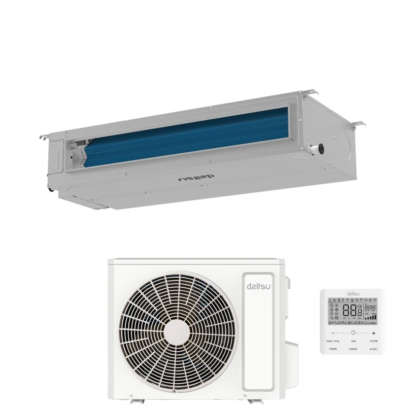 Climatiseur gainable Daitsu 12000 BTU ACD12KDBS R-32 avec Wi-Fi et commande filaire intégrée