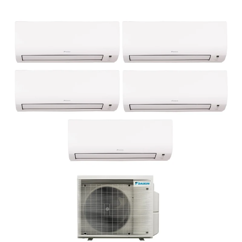 Climatiseur Daikin Penta Split COMFORA 7+7+9+9+12 avec 5MXM90A R-32 et Wi-Fi intégré