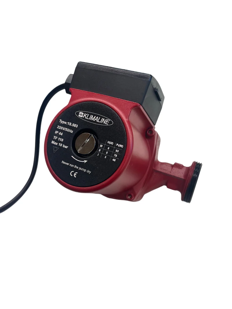 Circulateur d'eau chaude sanitaire 25/60 - 180 pour chaudière, poêle à granulés, cheminée thermique, 3 vitesses