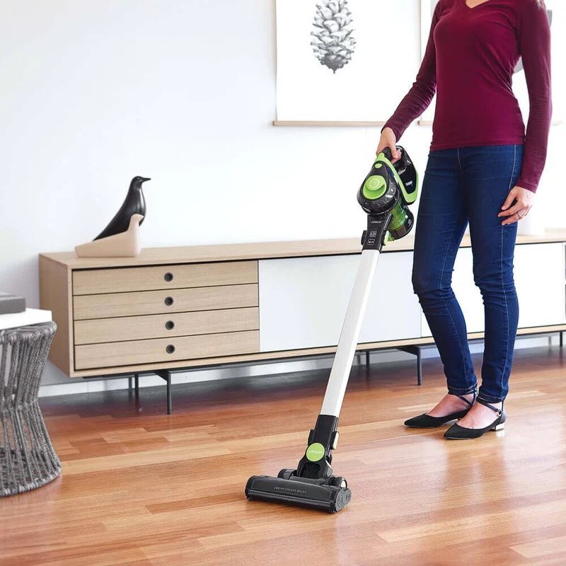 Aspirateur sans fil 2 en 1 Polti Forzaspira Slim SR110, 0,5 L, batterie 21,9 V, vert/noir