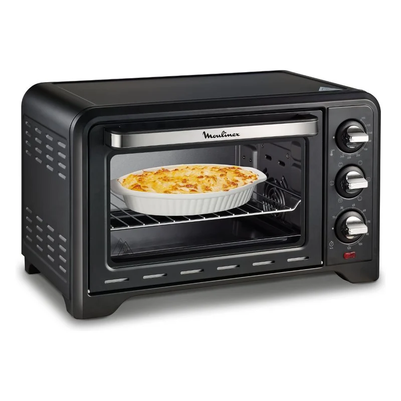Four électrique Moulinex OPTIMO OX4448, 19 litres, 1380 W (H 36,1 × L 37 × P 53,5 cm), noir