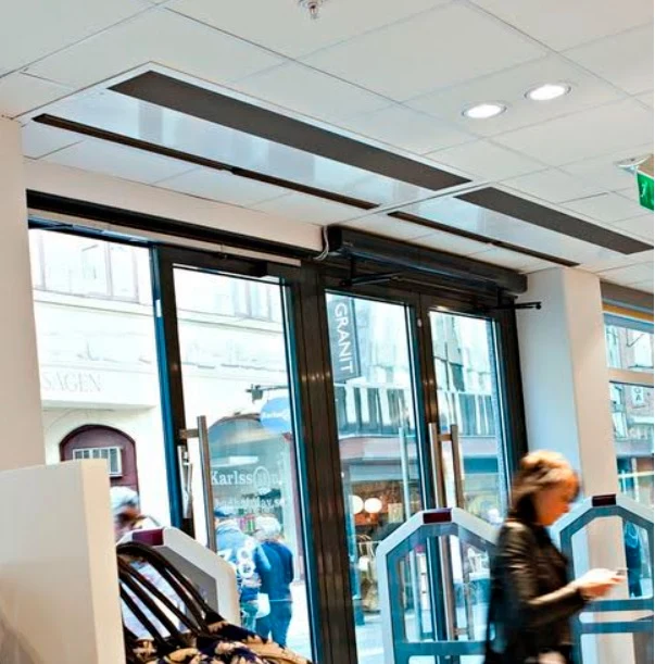 OFFRES SPÉCIALES 2441 Rideau d'air Klimaline 150 cm RM-3515-3D10Y-T Rideau d'air intégré triphasé