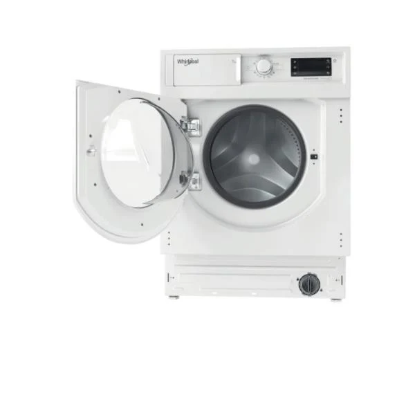 Lave-linge encastrable Whirlpool BI WMWG 71483E EU N, 7 kg, Classe D, 1400 tr/min (H 82 x L 59,5 x P 54,5 cm), blanc
