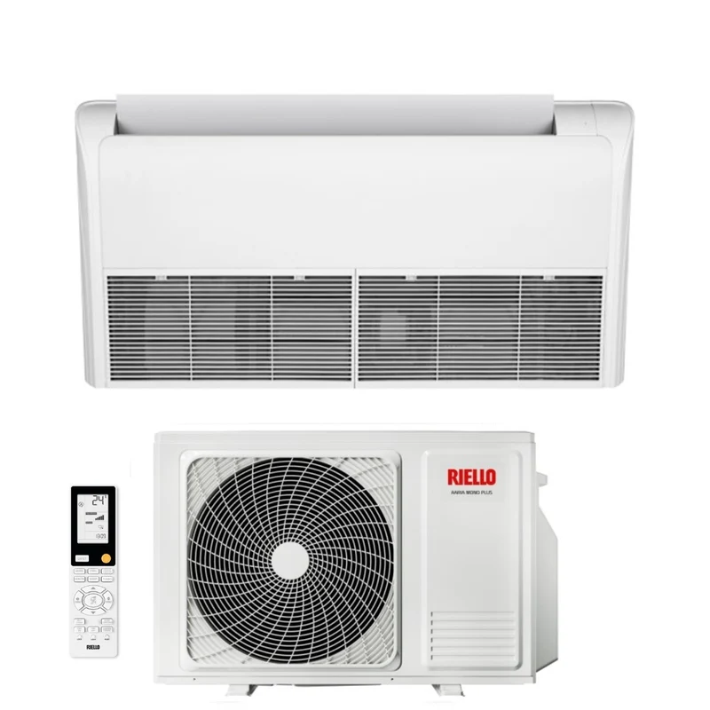 Climatiseur plafond/plancher Riello AARIA PRO P AMS 100 P R-32 de 36 000 BTU avec télécommande incluse
