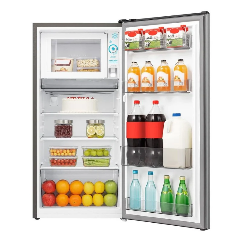 Réfrigérateur Hisense RR198D4ADE série RR, porte simple, 151 L, classe E (H 107,9 x L 51,5 x P 51,4 cm), argent