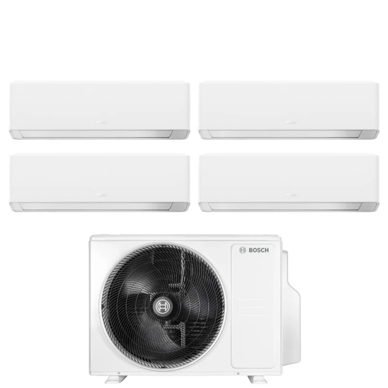 Climatiseur split Bosch CLIMATE 7000i BLANC 9+9+9+9 Quad Split avec 5000M 82/4 E R-32 et Wi-Fi intégré