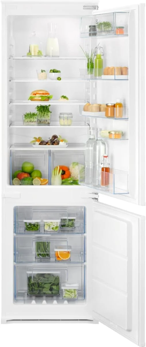 Réfrigérateur encastrable Electrolux ENT6NE18S Série 600 TwinTech 257 litres Classe E (H 177,2 x L 54,6 x P 54,9 cm) Blanc No Frost