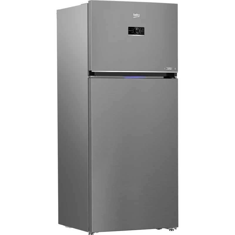 Réfrigérateur Beko B7RDNE595LXPW 557 litres, classe D, double porte (H 186 x L 78 x P 75 cm), finition No Frost, acier inoxydable