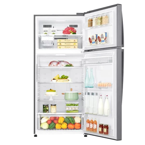 Réfrigérateur LG GTF916PZPYD 592 litres Classe E à deux portes (H 184 x L 86 x P 73 cm) Wi-Fi avec SmartThinQ en acier inoxydable
