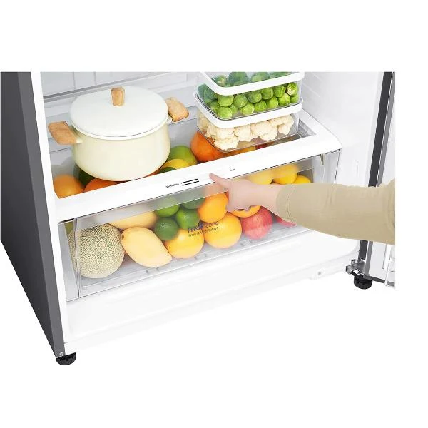 Réfrigérateur LG GTF916PZPYD 592 litres Classe E à deux portes (H 184 x L 86 x P 73 cm) Wi-Fi avec SmartThinQ en acier inoxydable